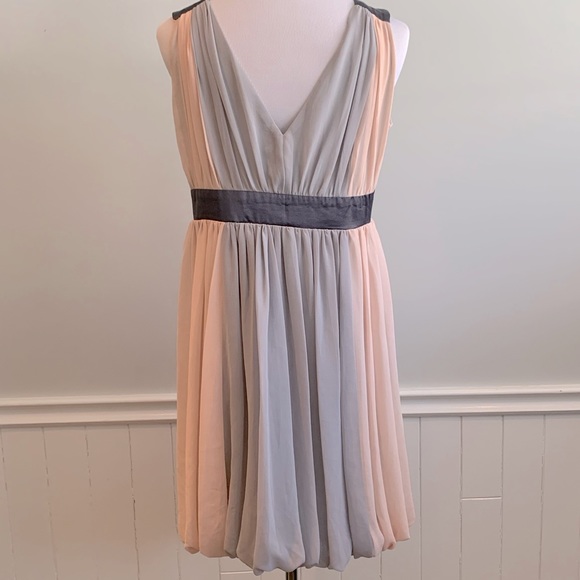 Lovely soft chiffon layered pastel dress - Picture 6 of 8